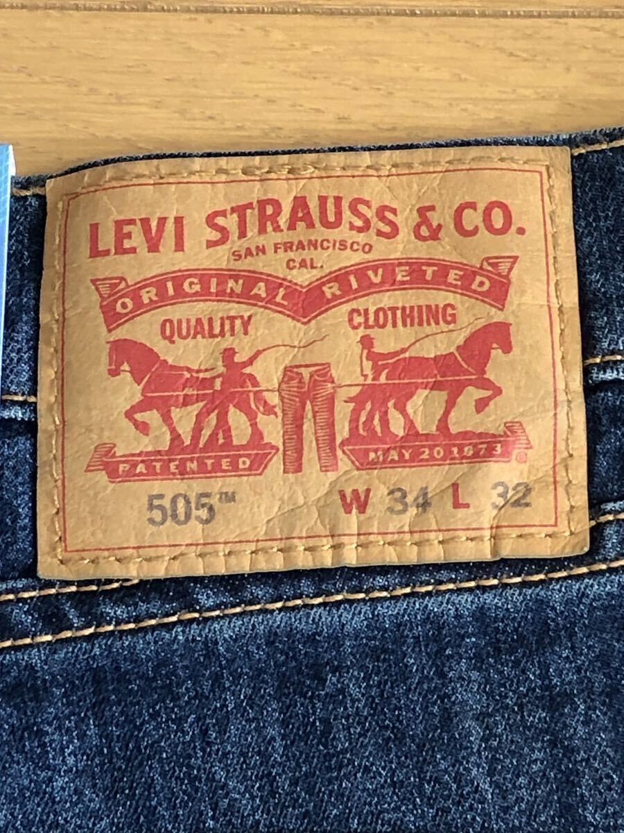 Levi's 505 REGULAR FIT WORN IN DARKINDIGO COOL W34 L32