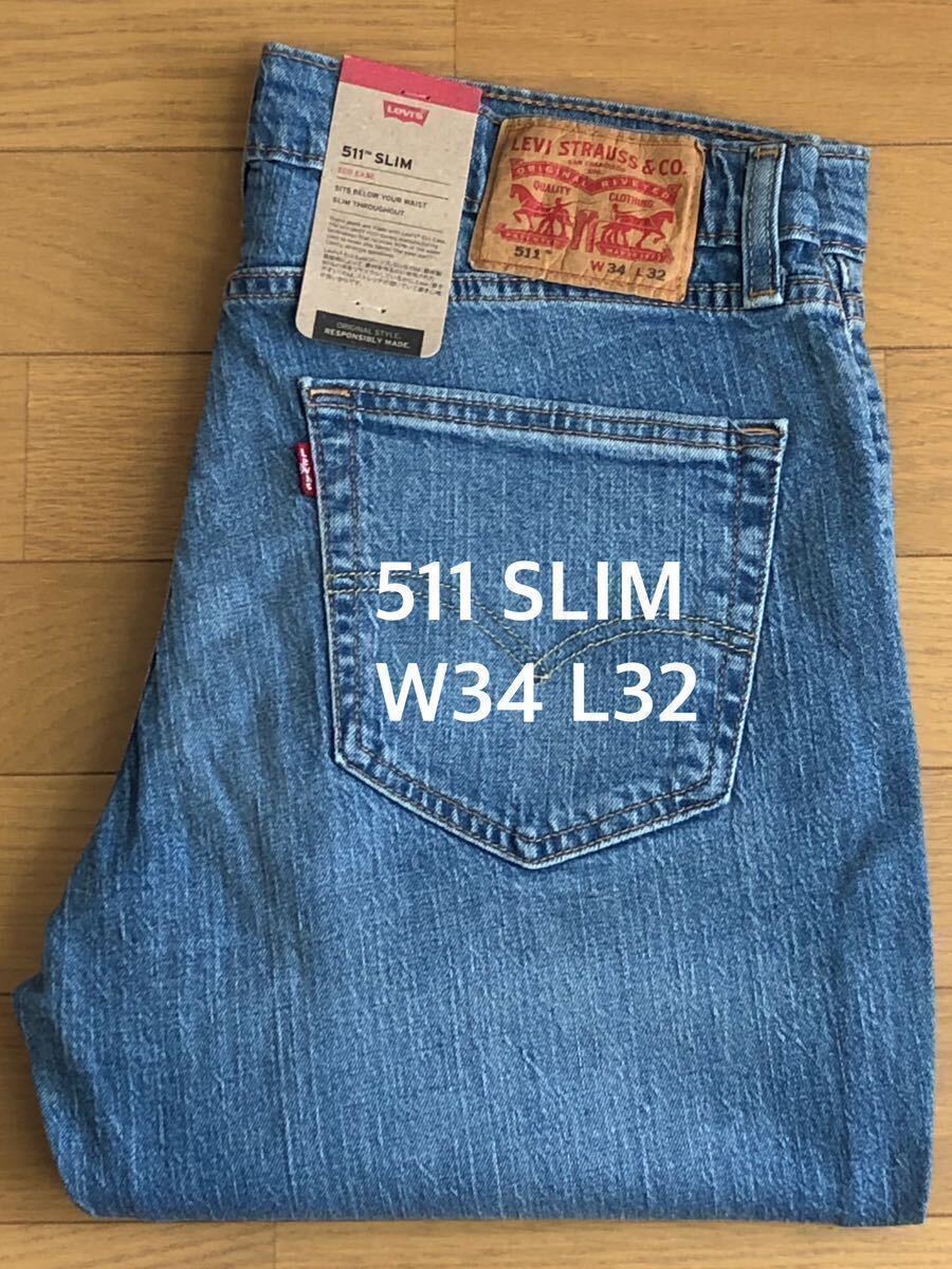 Levi's 511 SLIM FIT WORN IN W34 L32_画像1