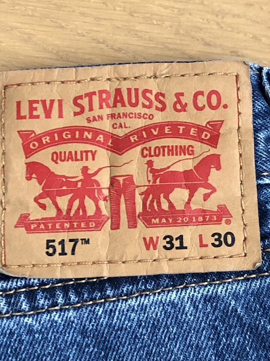 Levi's 517 BOOTCUT MEDIUM INDIGO SW W31 L30_画像5