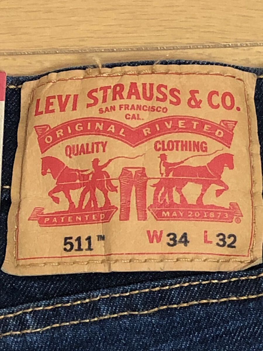 Levi's 511 SLIM FIT DARK INDIGO W34 L32