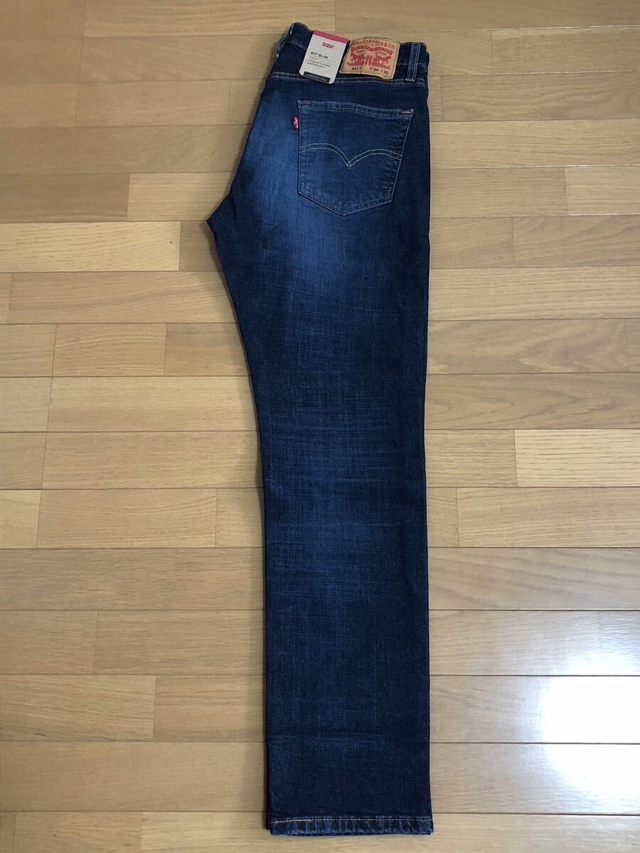 Levi's 511 SLIM FIT DARK INDIGO W34 L32_画像2