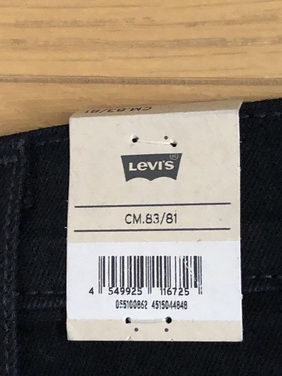 Levi's 510 SKINNY FIT BLACK W33 L32