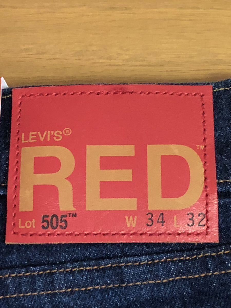 Levi's RED 505 REGULAR FRONTWATER BLUE W34 L32_画像5