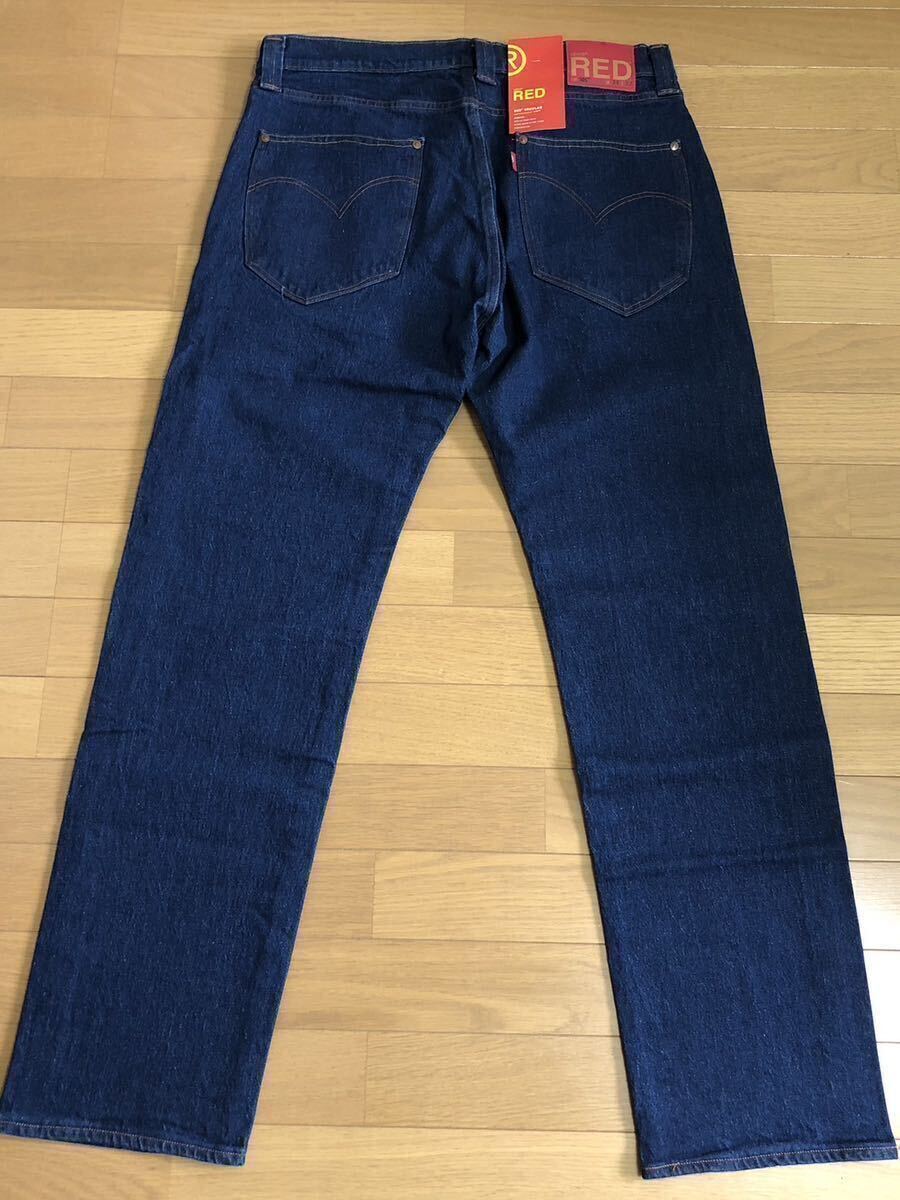 Levi's RED 505 REGULAR FRONTWATER BLUE W34 L32_画像4