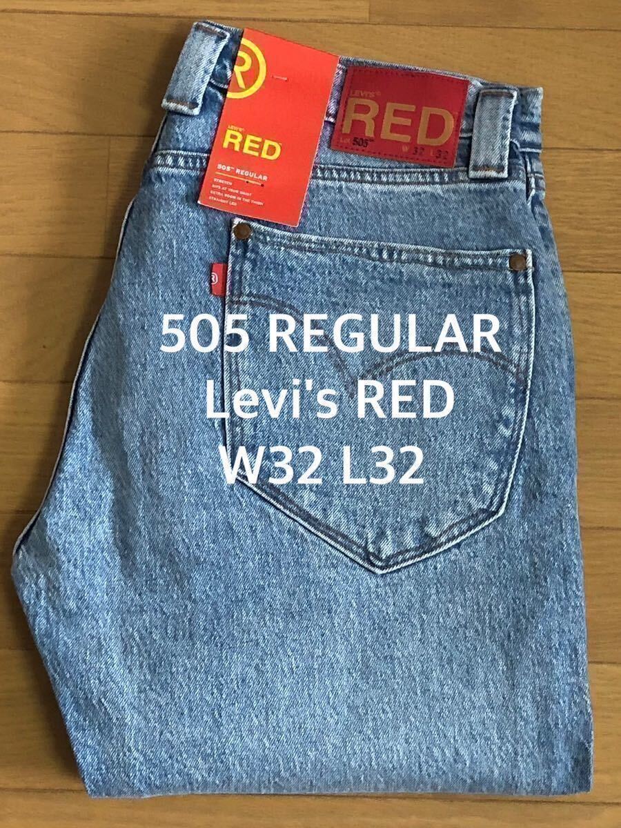 Levi's RED 505 REGULAR BACKWATER BLUE W32 L32_画像1