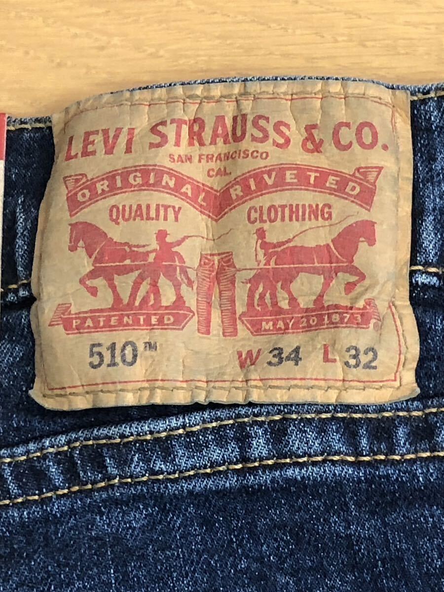 Levi's 510 SKINNY FIT MID USED W34 L32_画像5