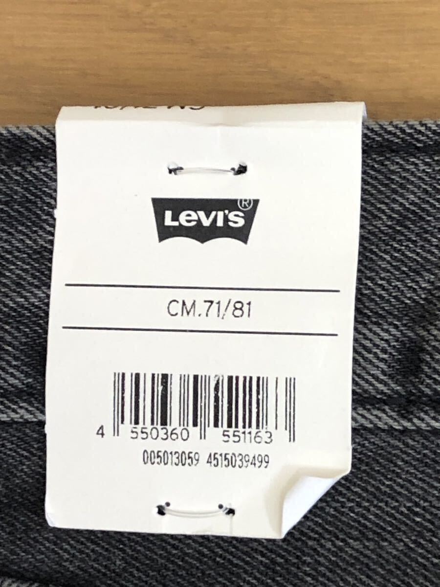 Levi's 501 ORIGINAL FIT BLACK PARRISH W28 L32