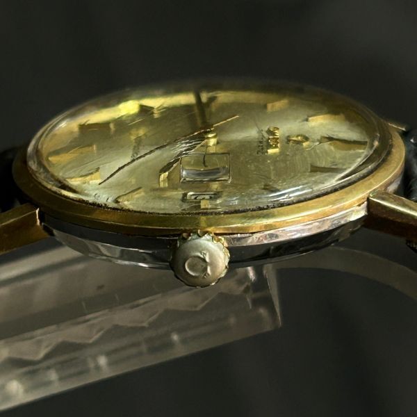 EDc061Y06 稼働品 自動巻 腕時計 OMEGA オメガ SEAMASTER シーマスター ゴールドカラー ヴィンテージ AUTOMATIC WATERPR00F_画像4