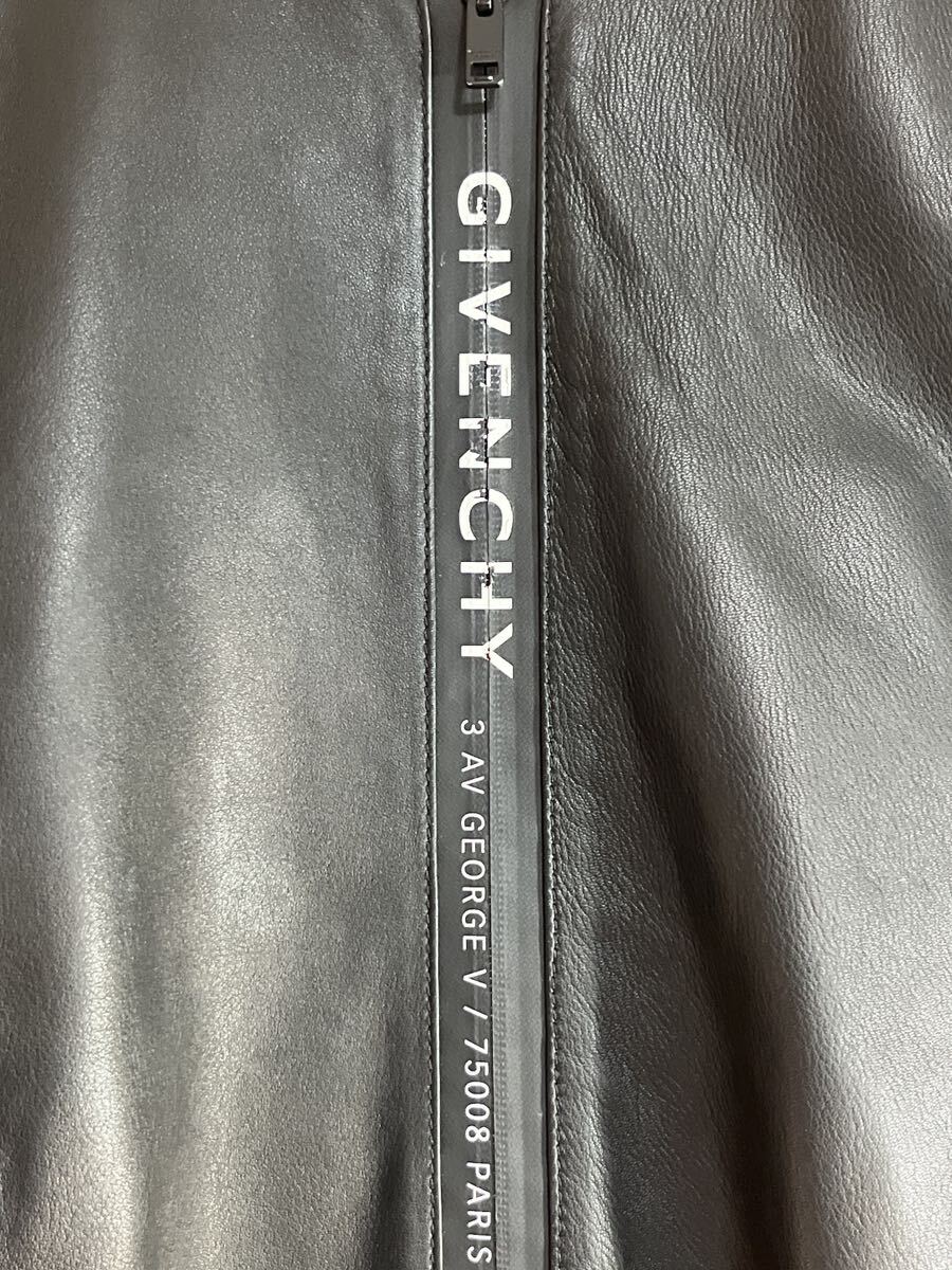 Givenchy ジバンシー　レザージャケット 黒 44_画像3