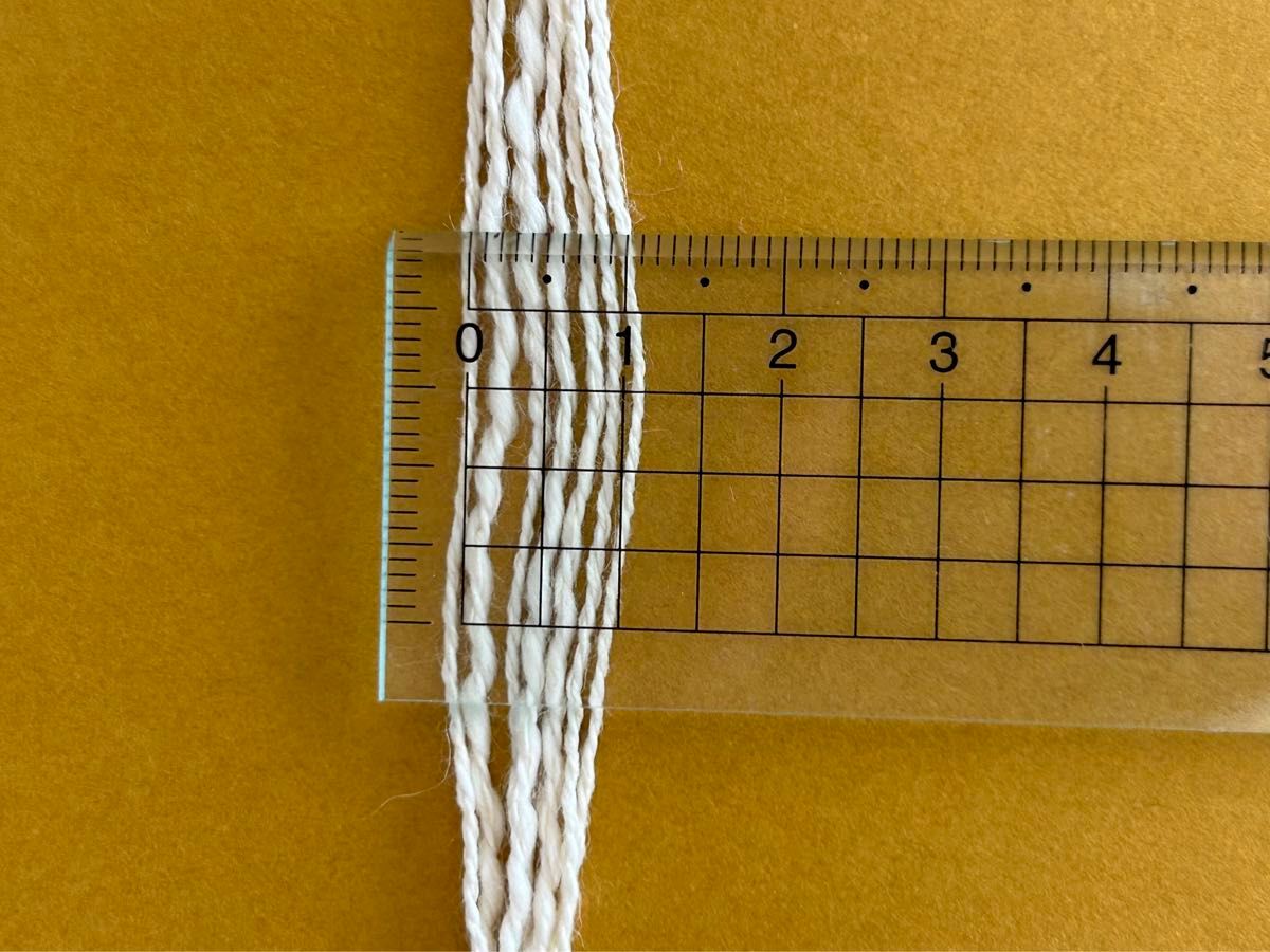 【未使用保管品】綿スラブヤーン　コットン100%  糸綛　3綛セット 計約781g