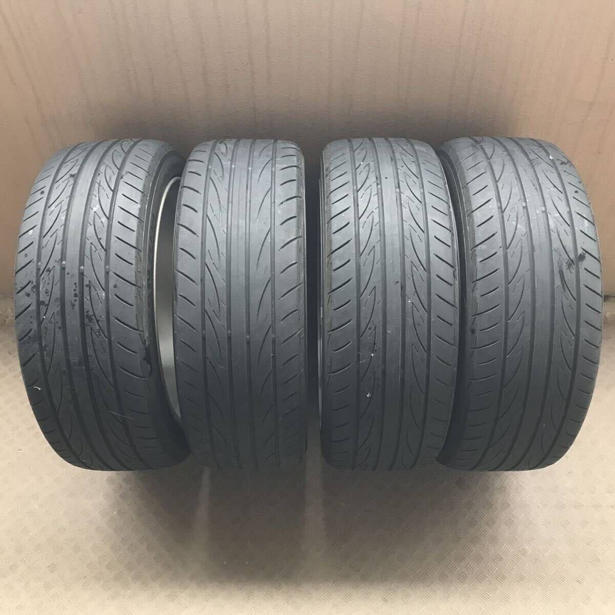 ♪マツダ ロードスター NCEC 純正 17インチ タイヤ付きアルミホイール 4本セットADVAN FLEVA 205/45R17 5部山 7J+55 PCD114.3 5穴の画像10