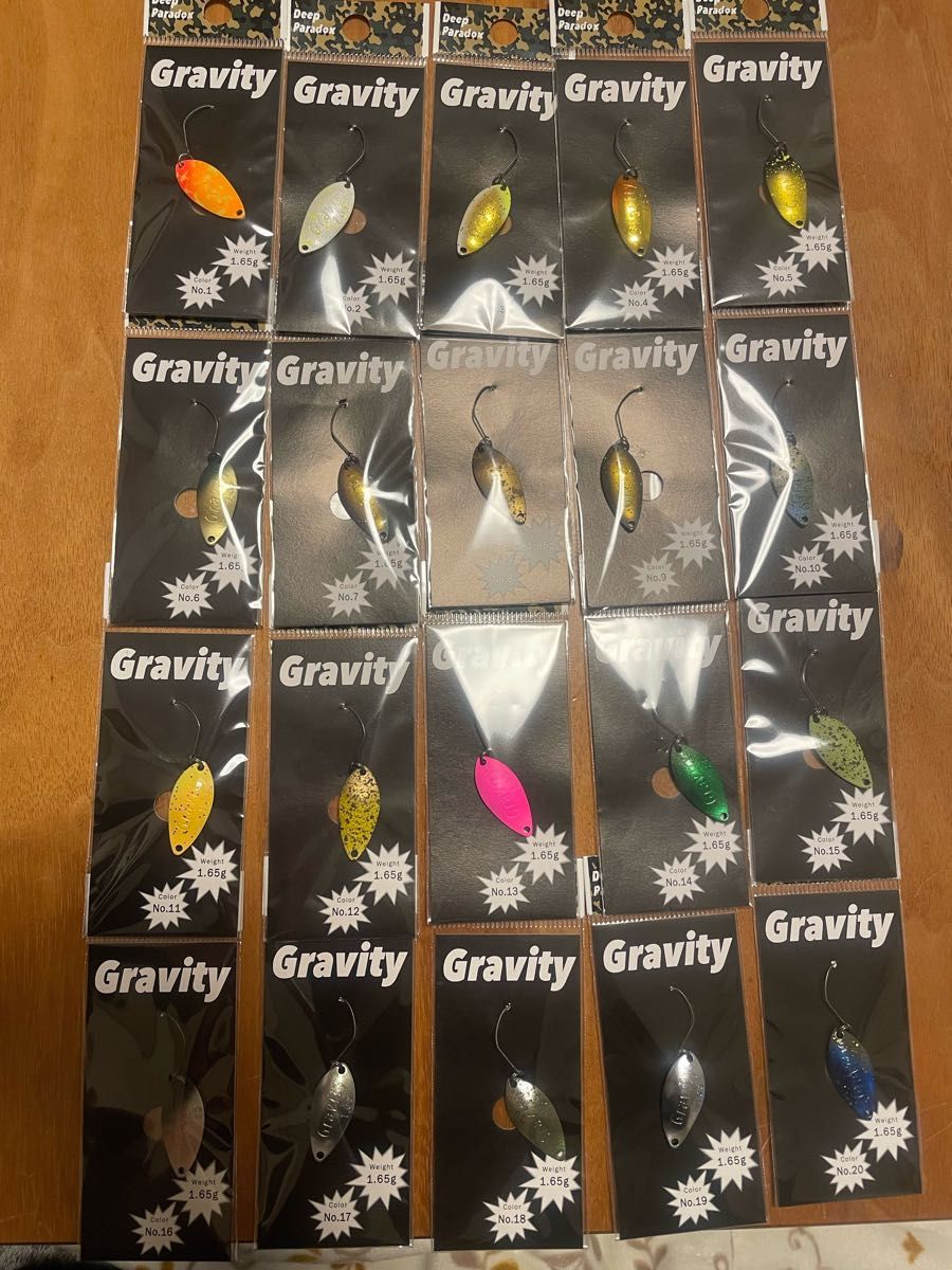 ディープパラドックス グラビティ 1.65g 全色セット こい ディープパラドックス グラビティ 1.65g 全色セット こい
