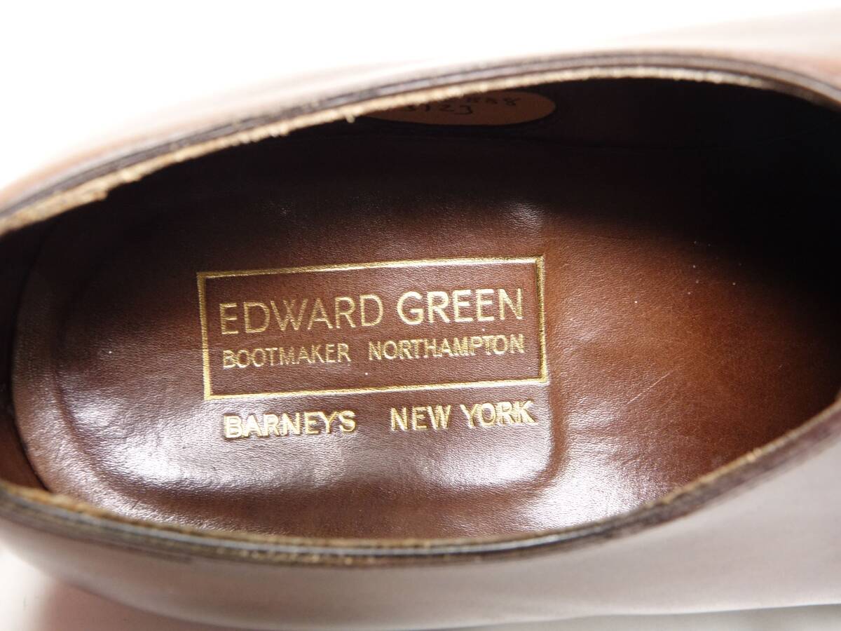 081 / 0507 rare!! finest quality Edward Green ek ton ECTON dark brown car f6E #888 Barneys special order 