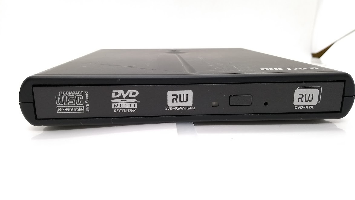 ●BUFFALO DVDマルチドライブ レコーダー　DVSM-P58U2/B【動作OK】_画像4