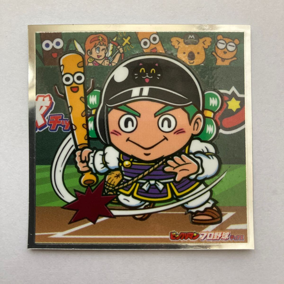 ビックリマンプロ野球チップス No.01 ヤマト王子 ビックリマン シール_画像1