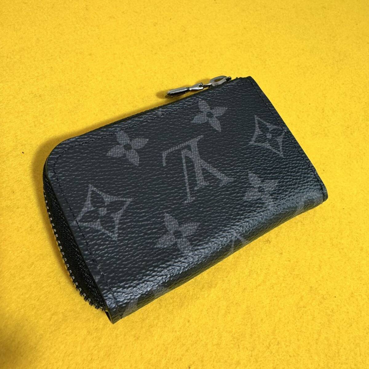 美品★LOUOS VUITTON ルイ・ヴィトン モノグラム エクリプス ポルトモネ ジュール 小銭入れ コインケース M63536_画像2