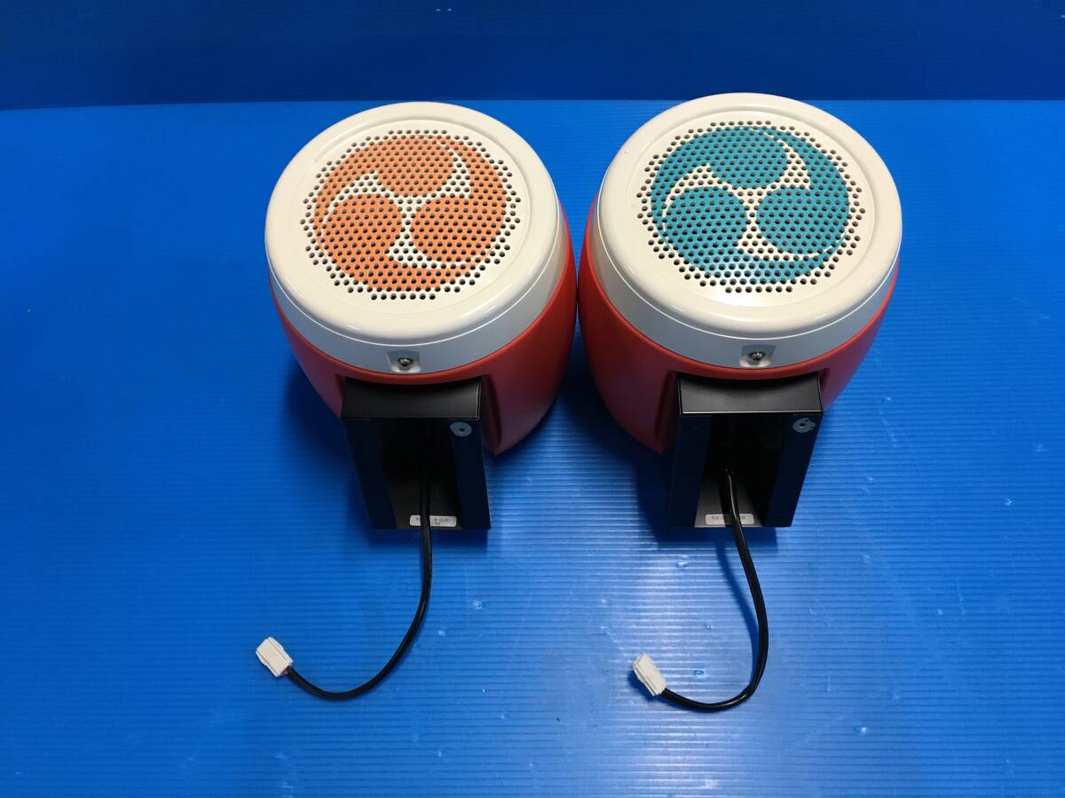 中古 アーケード筐体 太鼓の達人 新筐体用 タイコ型スピーカー 2個セット