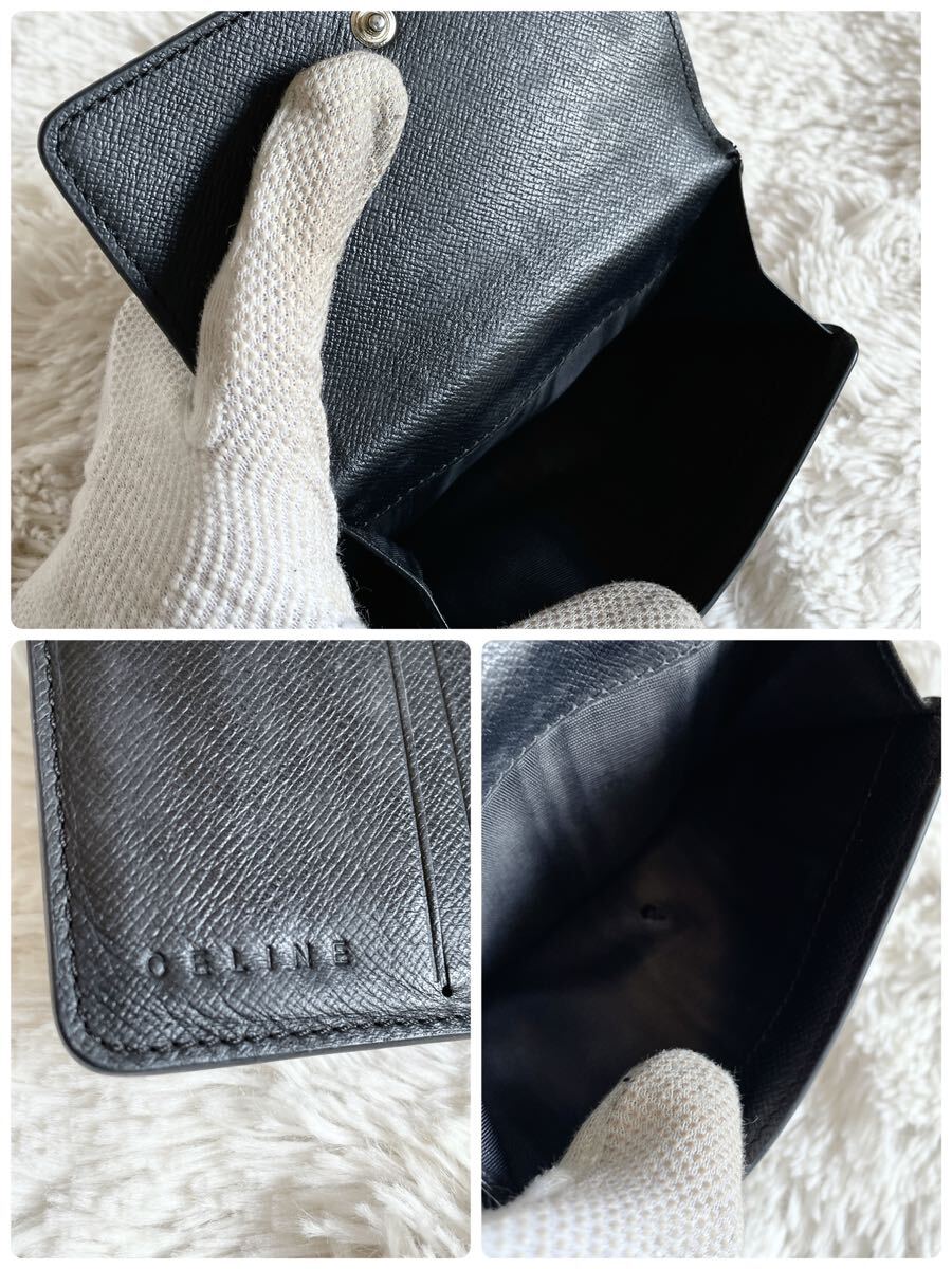 CELINE Wホック財布 サルキー ロゴグラム 馬車柄 コンパクト CELINE Wホック財布 サルキー ロゴグラム 馬車柄 コンパクト