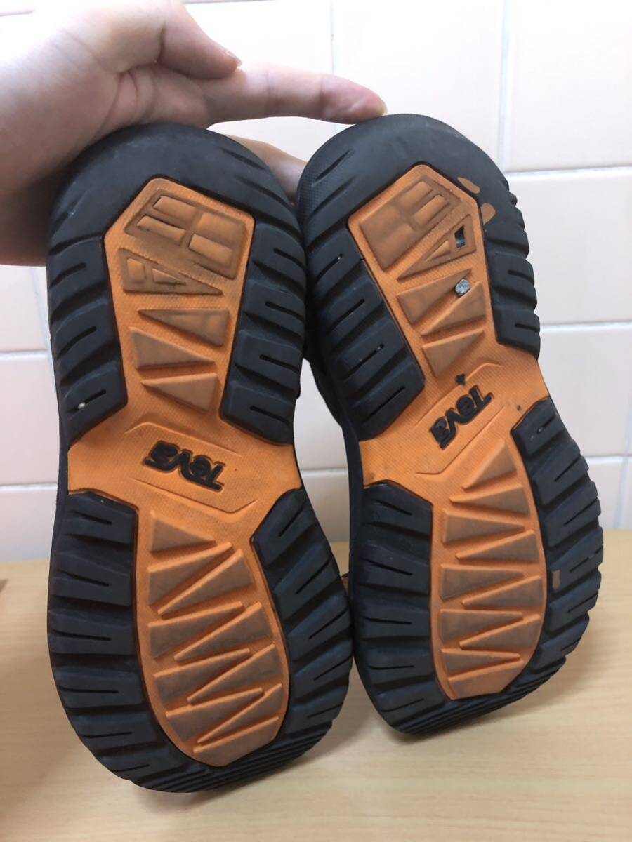 1円 ★ Teva テバ × PORTER ポーター M HURRICANE ストラップ スポーツサンダル F27018C サイズUS8 26.0cm ブラック　FK_画像4