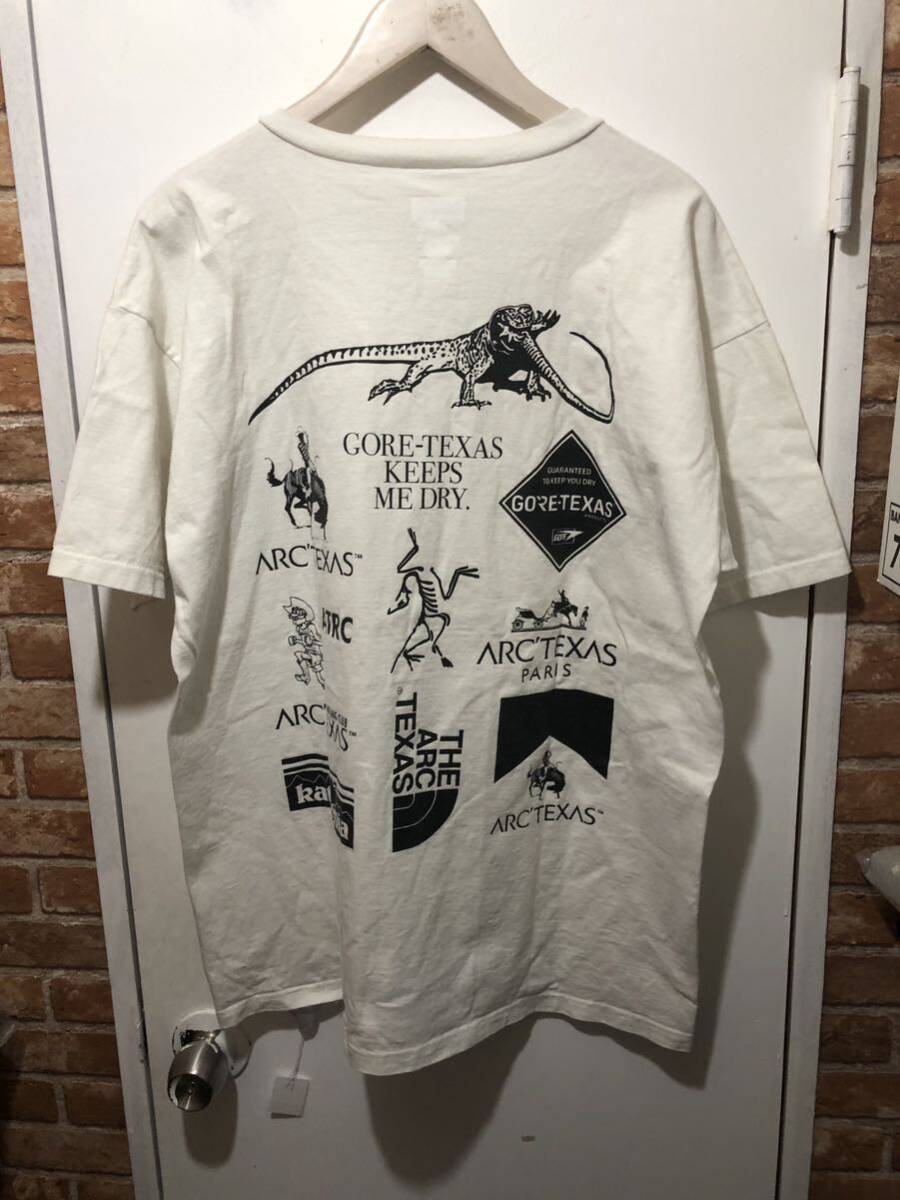 ARC’TEXAS アークテキサス ARCHIVE TEE 半袖Tシャツ プリント サイズL ホワイト　FK_画像2