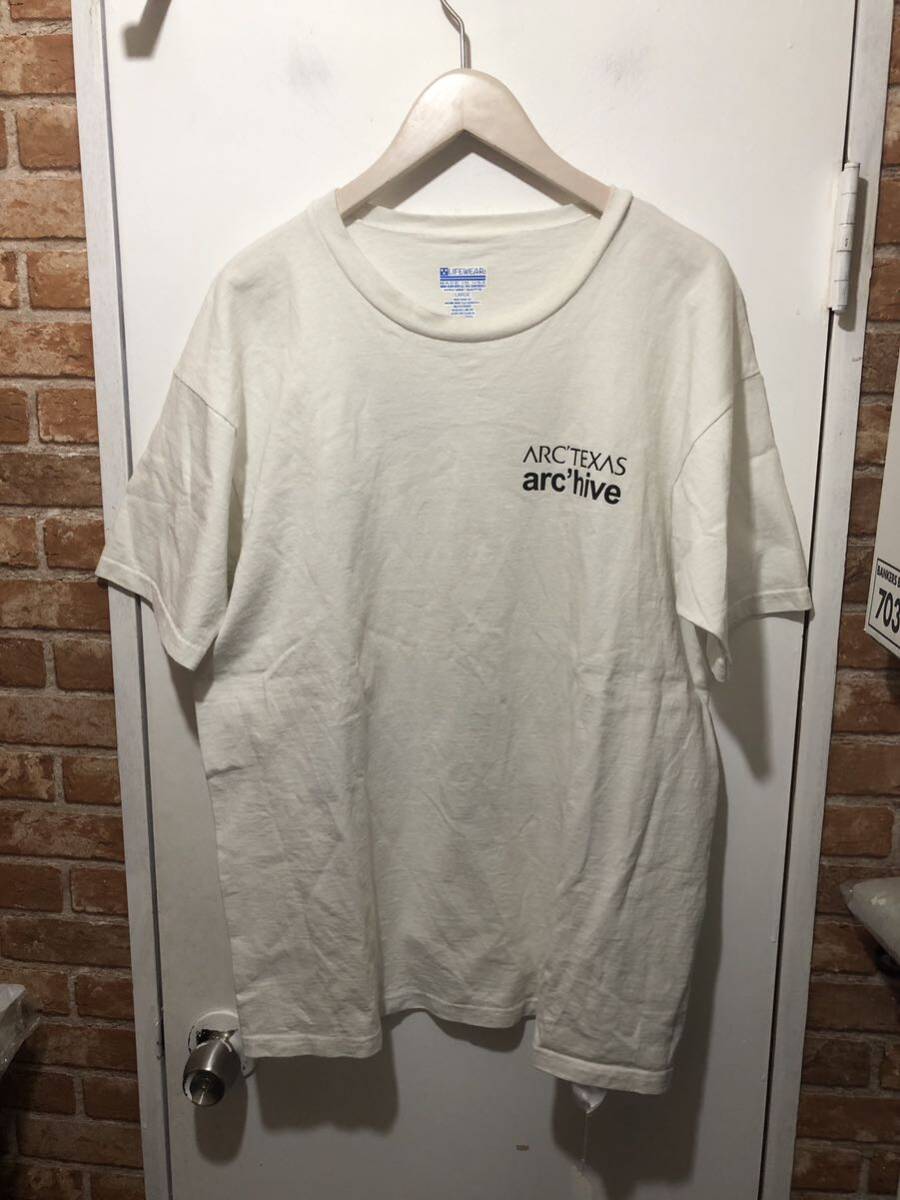 ARC’TEXAS アークテキサス ARCHIVE TEE 半袖Tシャツ プリント サイズL ホワイト　FK_画像3