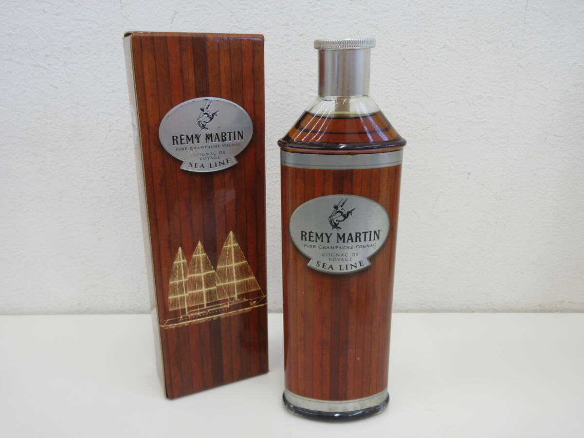 未開栓　REMY MARTIN レミーマルタン　SEA LINE シーライン　ブランデー　350ml　40％　古酒　箱付_画像1