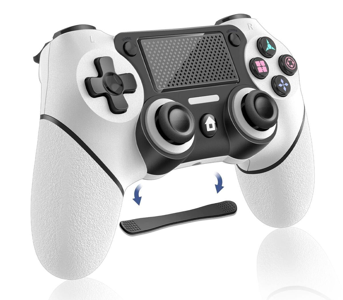 PS4コントローラー ps4 コントローラー純正 マクロ機能 背面ボタン ゲームパット 1000mAh大容量Bluetooth5.0無線接続 HD振動 Turbo連射機能_画像1
