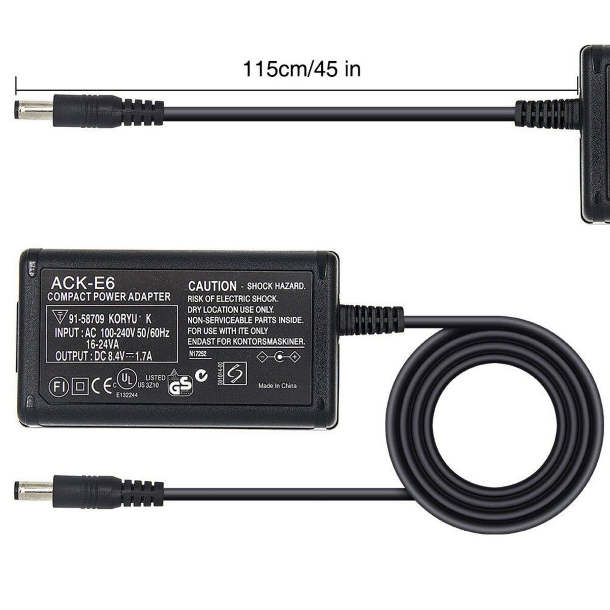 ACK-E6 AC電源アダプター DR-E6 DCカプラーキット LP-E6/LP-E6N ACK-E6 AC電源アダプター DR-E6 DCカプラーキット LP-E6/LP-E6N