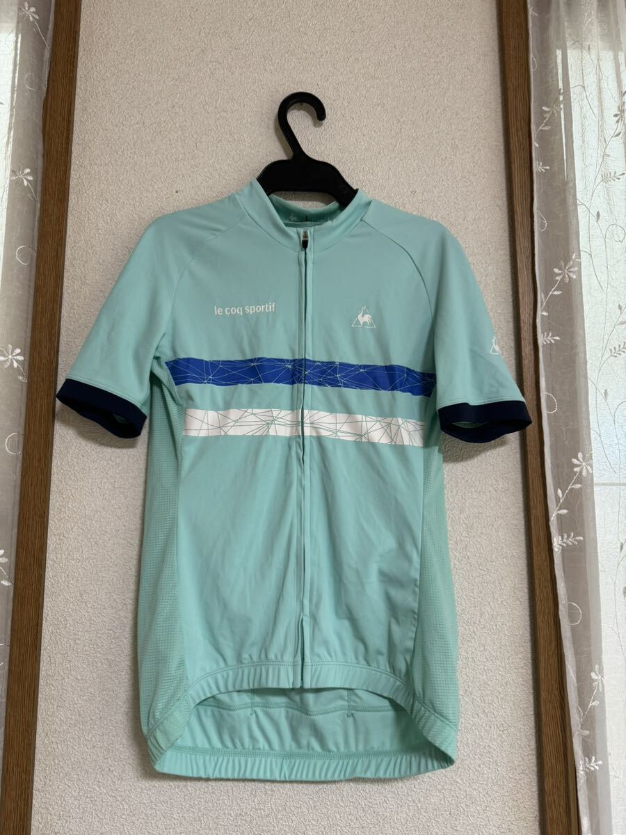 ■美品■lecoqsportif 　ルコックスポルティフ QCWPGA47 半袖ジャージ L ロードバイク　アクセサリー　自転車 W00420_画像1