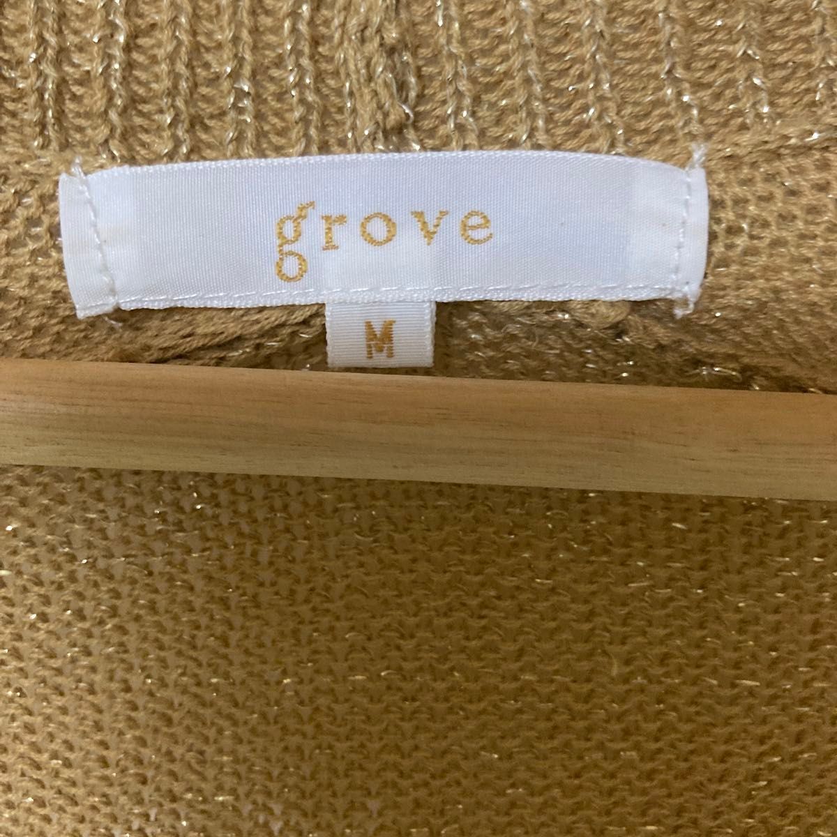 KHALITA  ニット半袖　と　grove  カーディガン