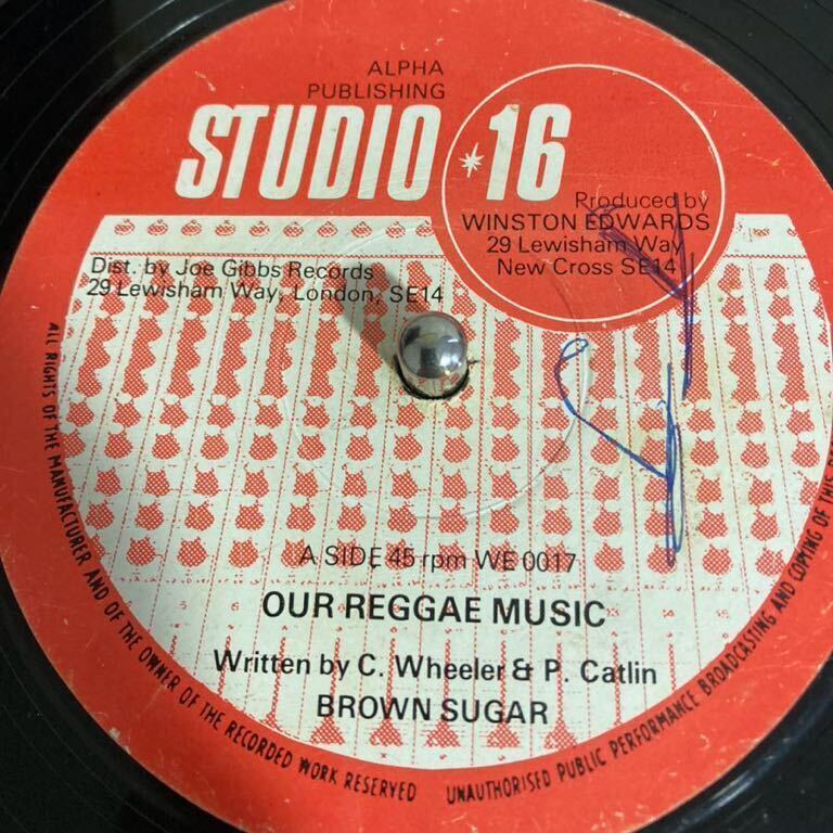 ラヴァーズロック　Brown Sugar - Our Reggae Music 12inchレコード Sutudio 16_画像1