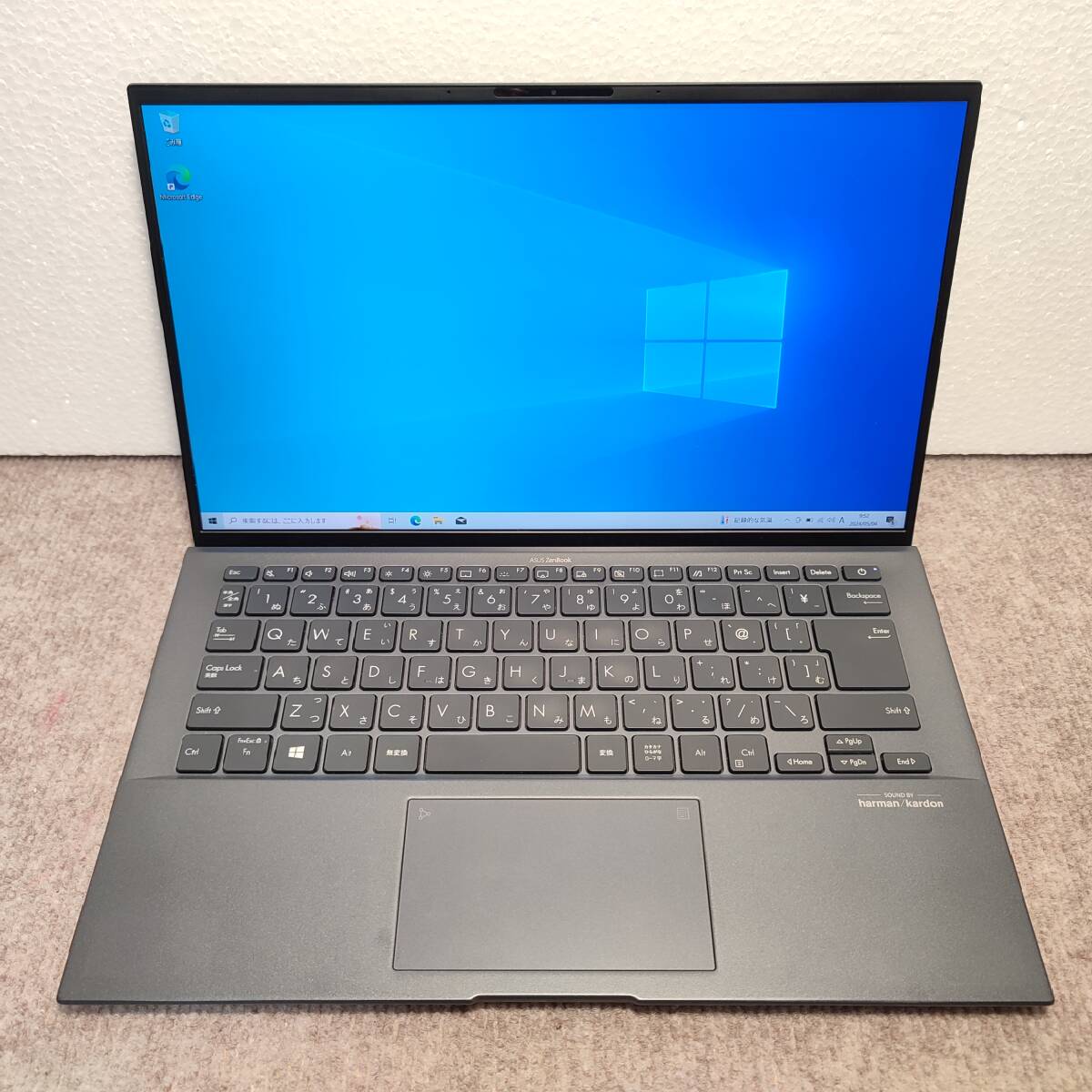 [3]ASUS ZenBook 14 Ultralight UX435EAL / масса 1kg и меньше! / Core i7-1165G7 / Windows10 / память 8GB / Intel SSD512GB[3-1-17]