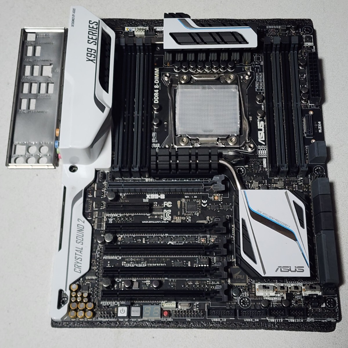 ASUS X99-S IOパネル付属 LGA2011-3 ATXマザーボード 最新Bios 動作確認済 PCパーツ