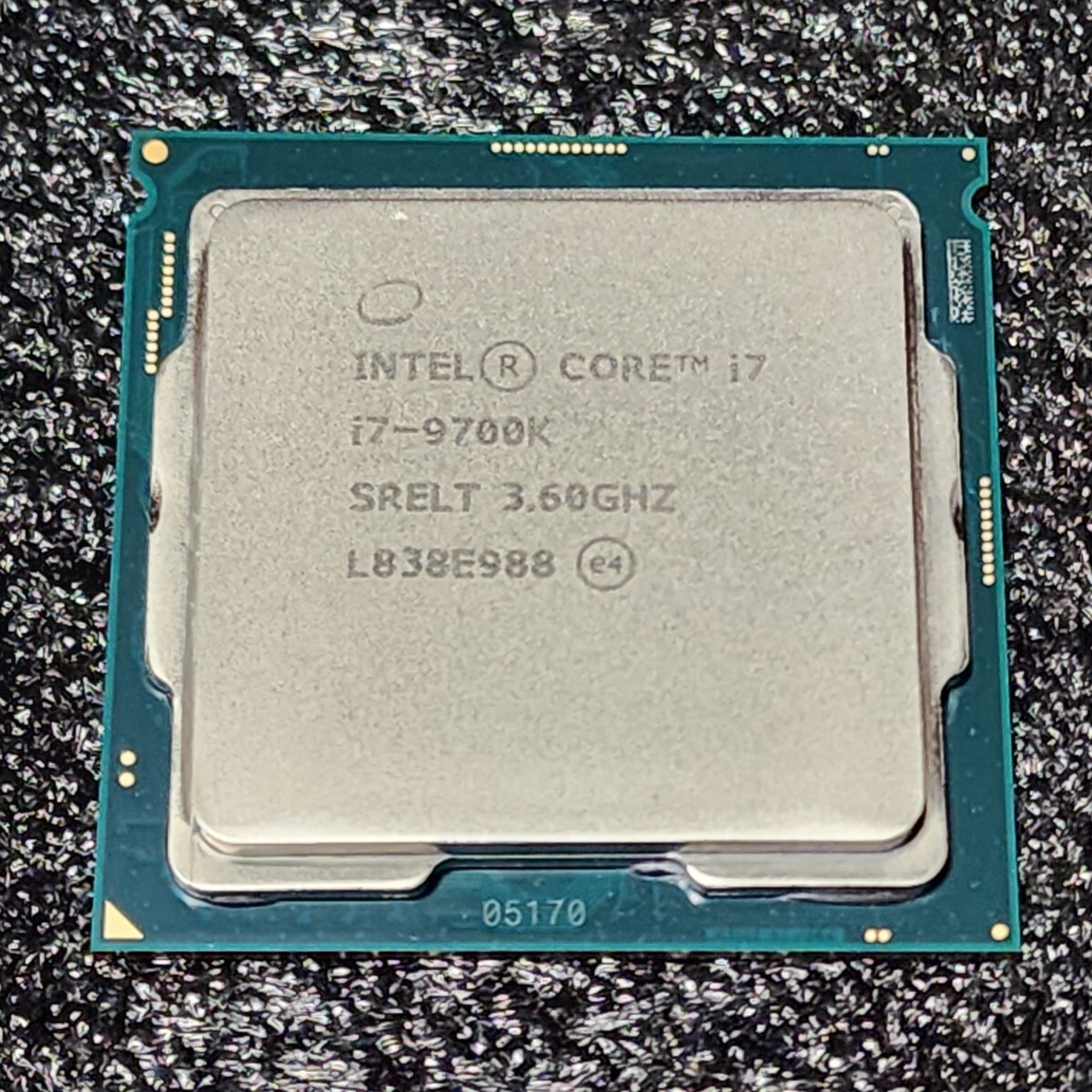 CPU Intel Core i7 9700K 3.6GHz 8コア8スレッド CoffeeLake PCパーツ インテル 動作確認済み (4)_画像3