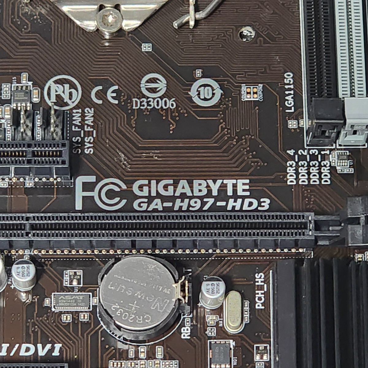GIGABYTE GA-H97-HD3 LGA1150 ATXマザーボード 第4・5世代CPU対応 最新Bios 動作確認済 PCパーツの画像2