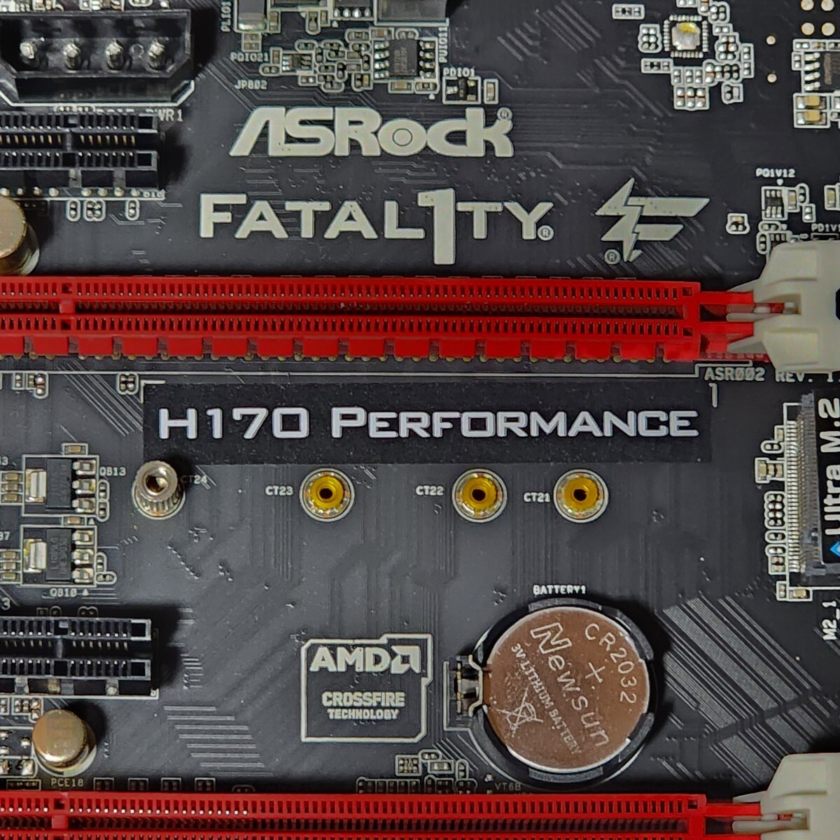 ASRock FATAL1TY H170 PERFORMANCE IOパネル付属 LGA1151 ATXマザーボード 第6・7世代CPU対応 最新Bios 動作確認済 PCパーツ