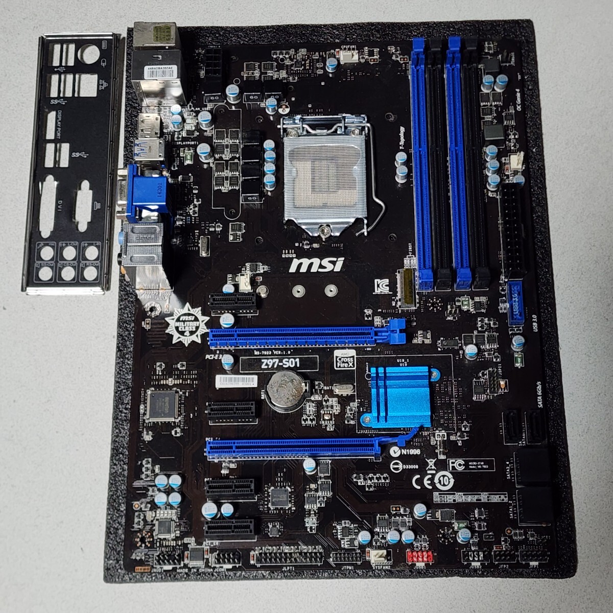MSI Z97-S01 IOパネル付属 LGA1150 ATXマザーボード 第4世代CPU MSI Z97-S01 IOパネル付属 LGA1150 ATXマザーボード 第4世代CPU