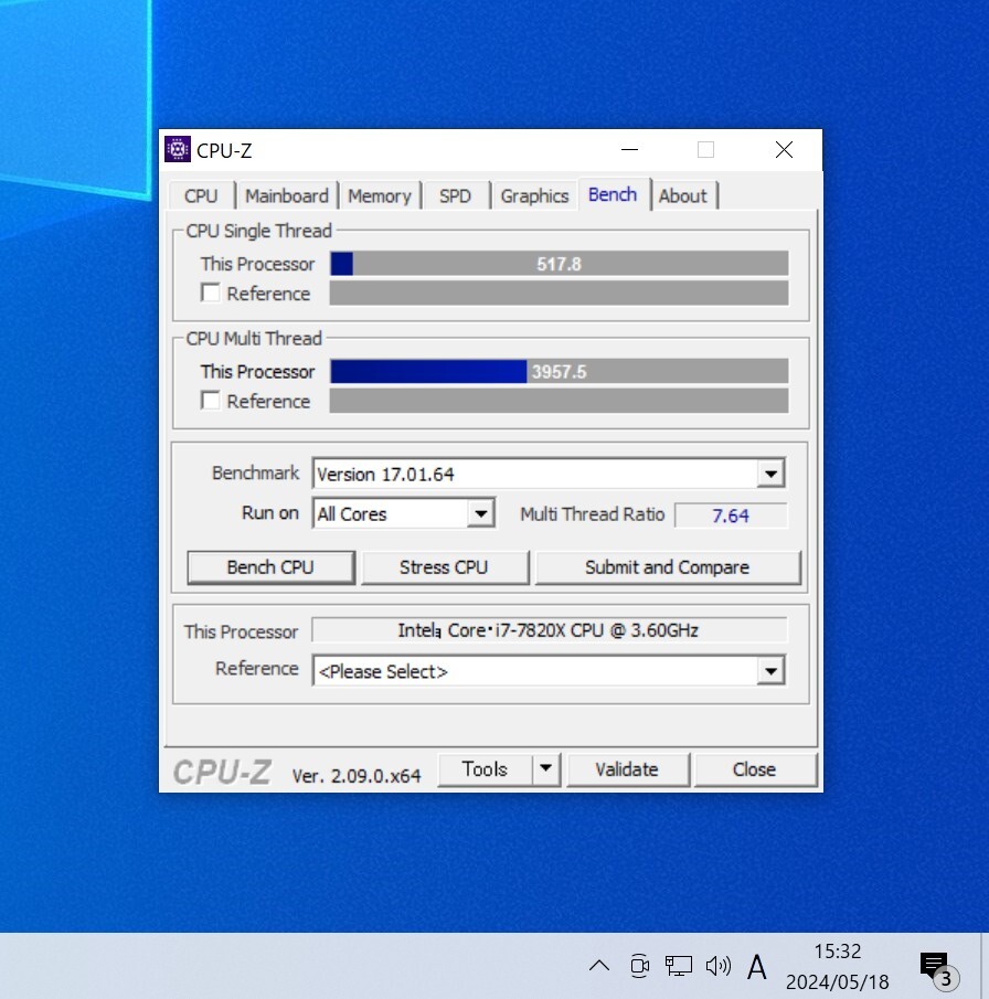 CPU Intel Core i7 7820X 3 6GHz 8コア16スレッド SkyLake-X CPU Intel Core i7 7820X 3 6GHz 8コア16スレッド SkyLake-X