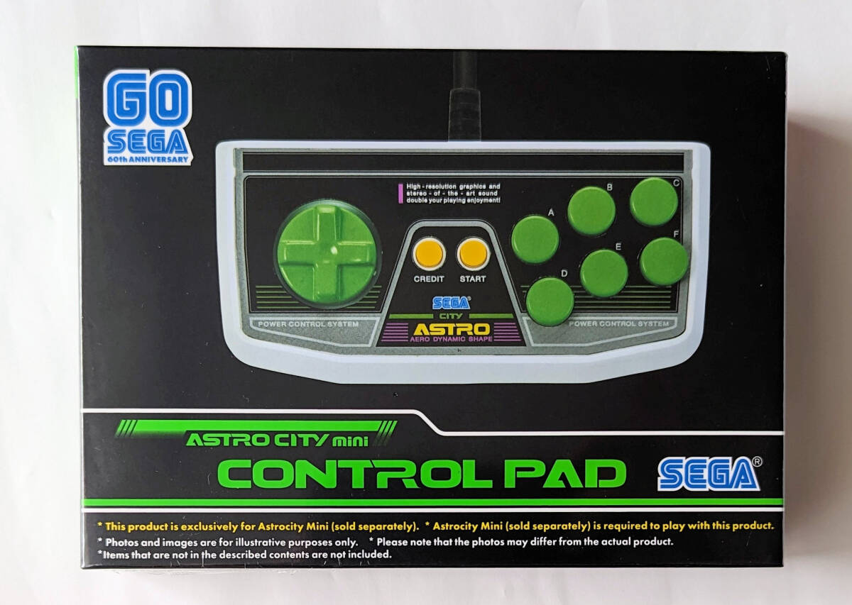 新品 ★ アストロシティミニ コントロールパッド【セガトイズ】EU版 ★ SEGA ASTRO CITY MINI Control Pad