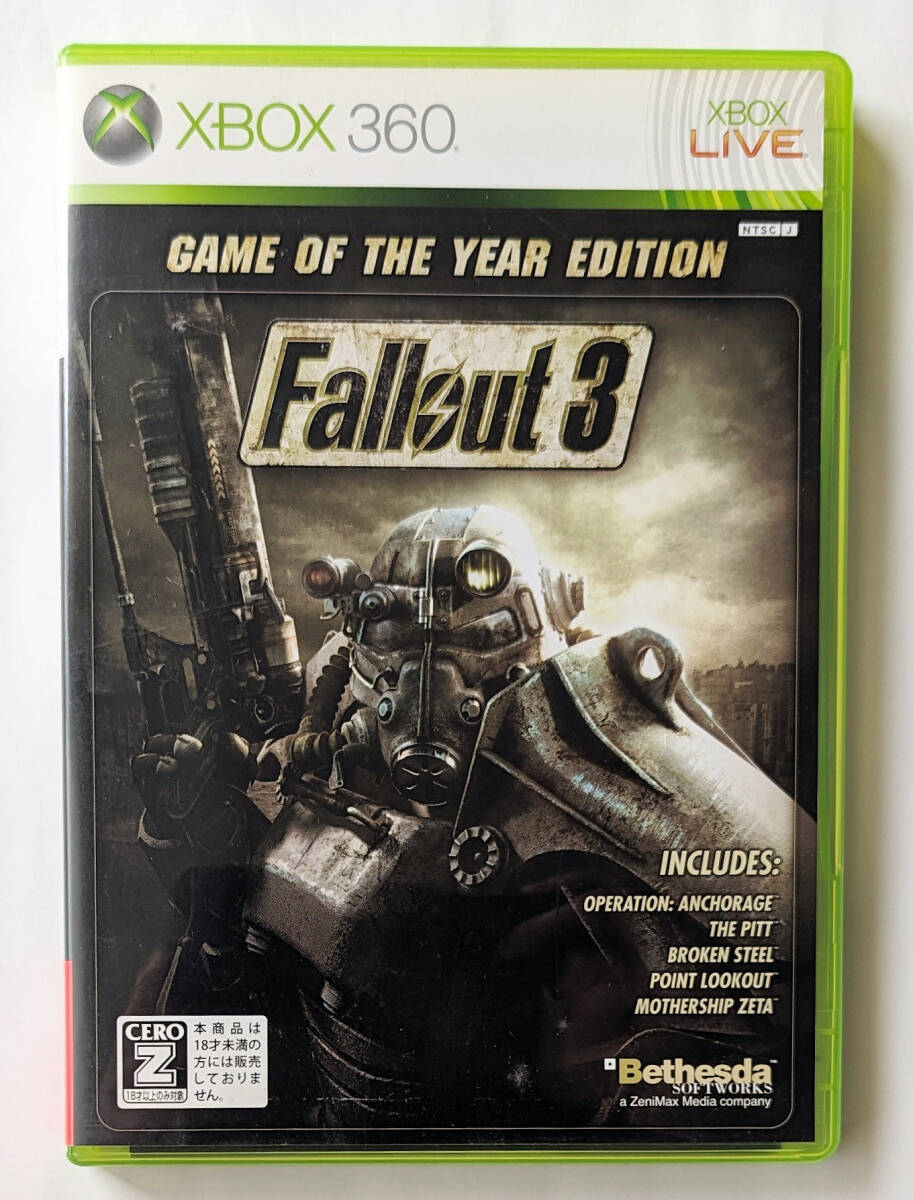 フォールアウト3 ゲームオブザイヤーエディション FALLOUT III Game of the Year Edition ★ XBOX 360 / XBOX ONE / SERIES X