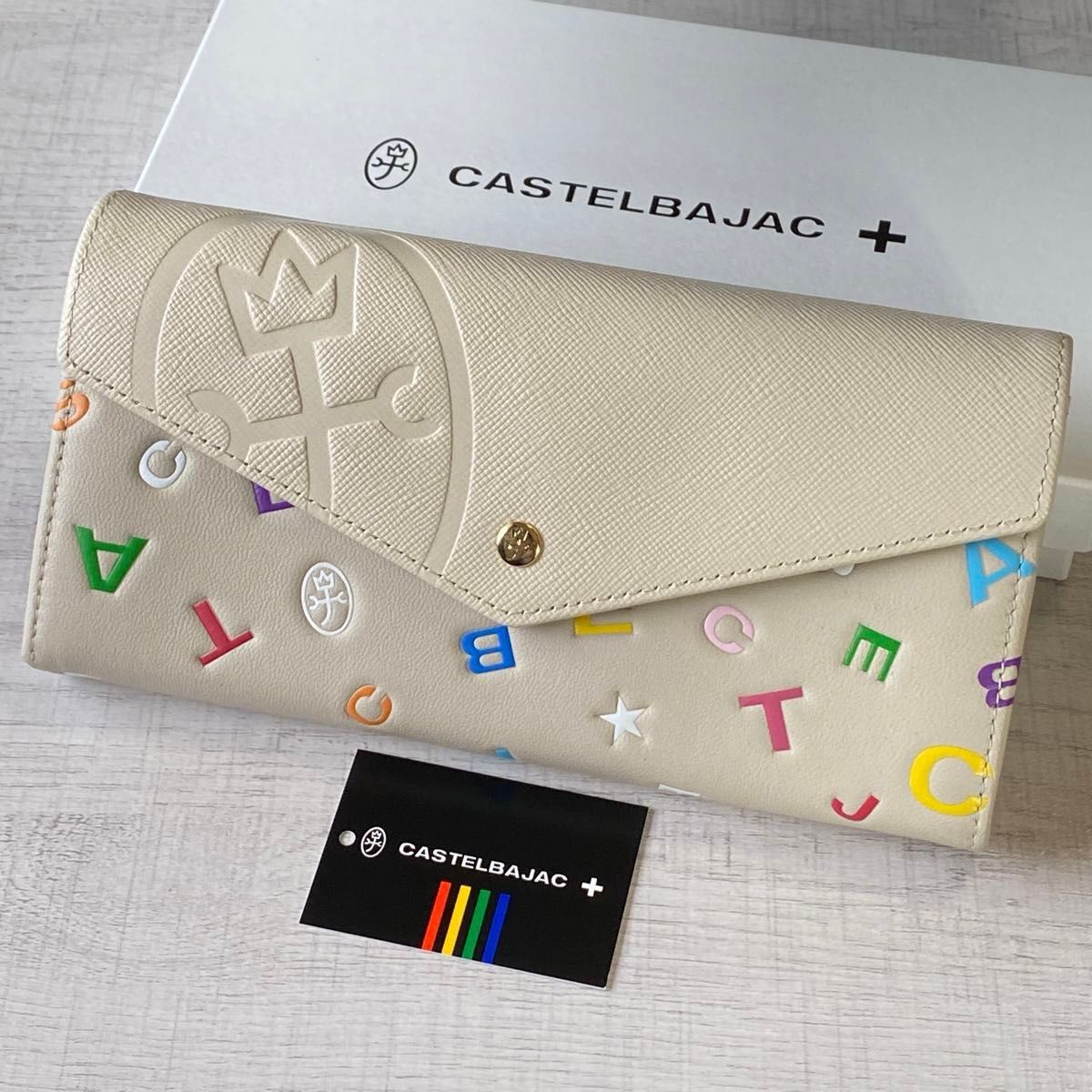 【訳有り】【新品 送料無料】CASTELBAJAC カステルバジャック ライラ 長財布 ソフトレザー 牛革 定価¥22000