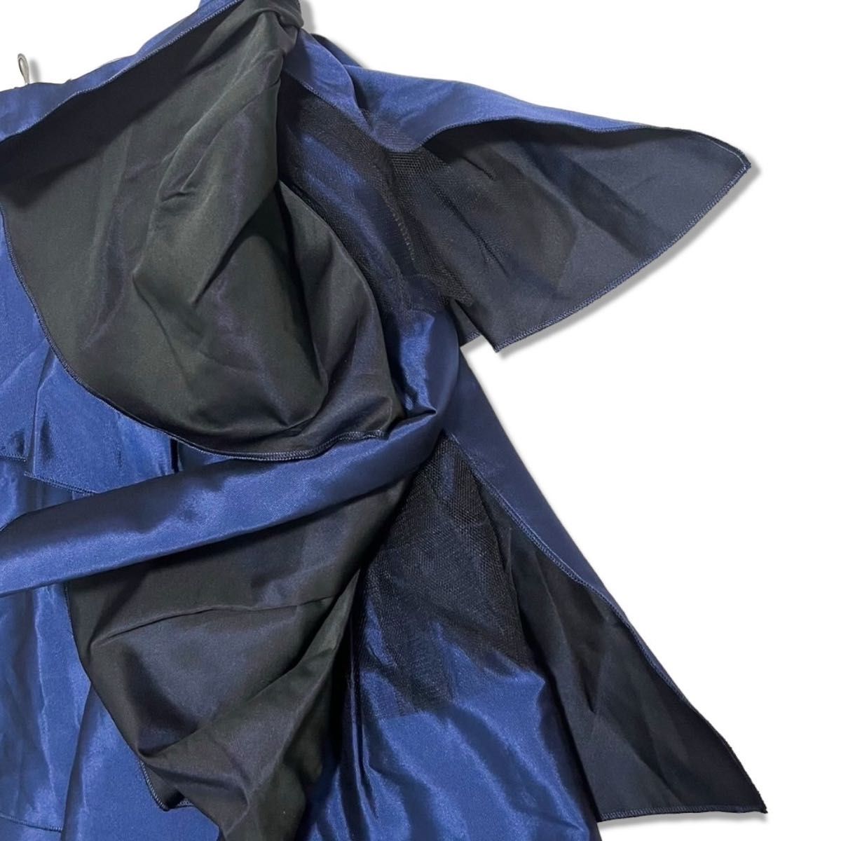 LANVIN en Bleu ランバンオンブルー フリルスカート ブルー 青 LANVIN en Bleu ランバンオンブルー フリルスカート ブルー 青