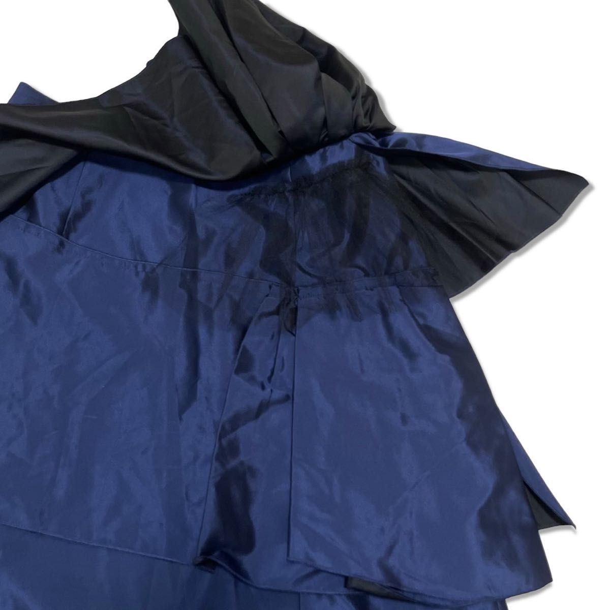 LANVIN en Bleu ランバンオンブルー フリルスカート ブルー 青 LANVIN en Bleu ランバンオンブルー フリルスカート ブルー 青