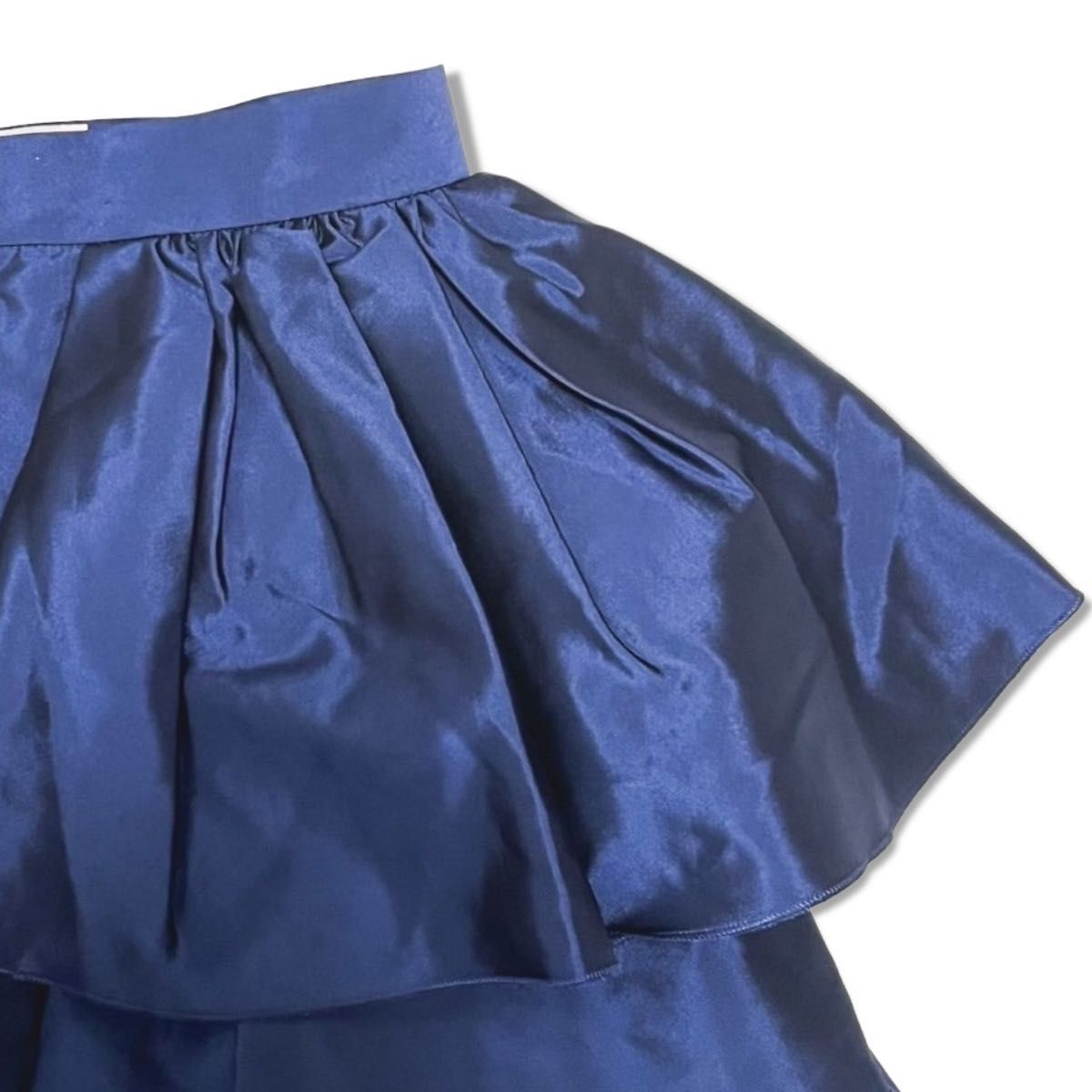 LANVIN en Bleu ランバンオンブルー フリルスカート ブルー 青 LANVIN en Bleu ランバンオンブルー フリルスカート ブルー 青