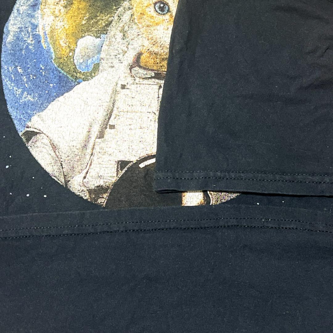 フルーツオブザルーム 半袖Tシャツ アニマルT 猫 宇宙服 地球 e55 XL相当