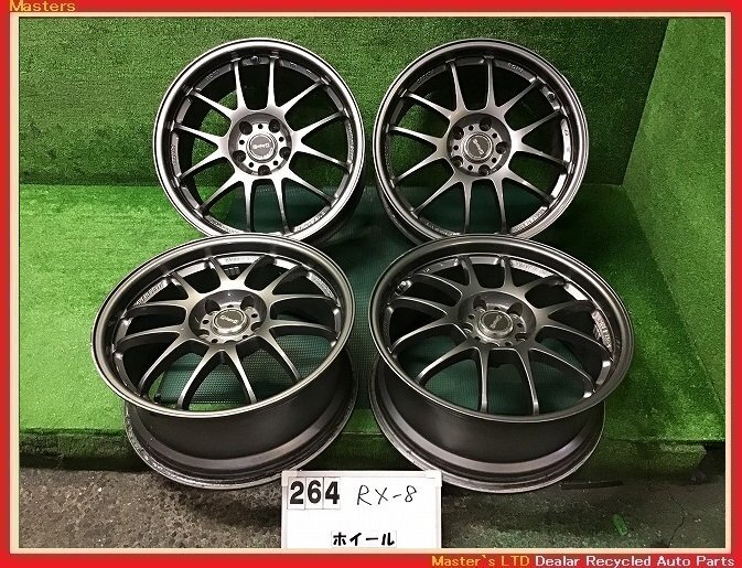 【送料無料】RAYS/レイズ;ings+1/イングス アルミホイール 18×8J+43/18×8.5J+38 5穴-114.3;鍛造;4本セット;_画像1