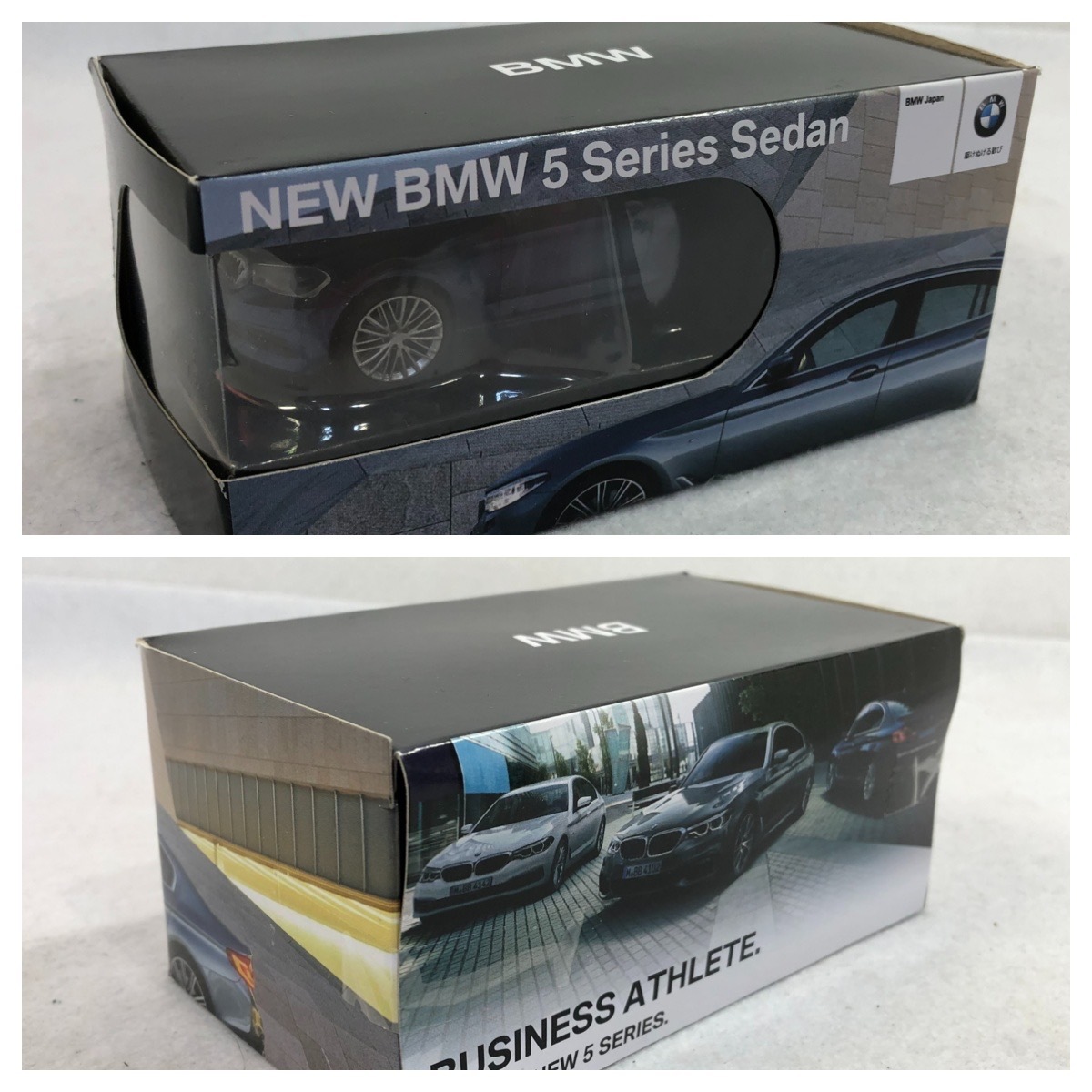【新品】BMW 新型5シリーズ セダン青 NEW BMW 5 Series Sedan　ディーラー 非売品 ミニカー型 ワイヤレスマウス_画像3
