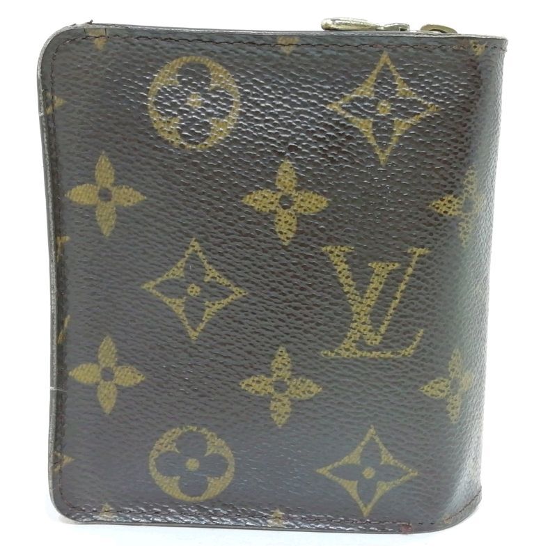 【中古】LOUIS VUITTON 二つ折り財布 モノグラム M61667 コンパクト・ジップの画像2