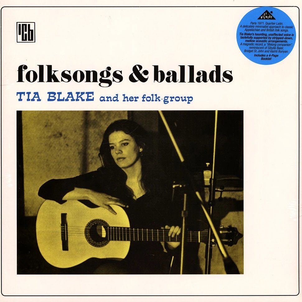 Tia Blake ティア・ブレイク And Her Folk-Group Folksongs & Ballads 限定再発アナログ・レコード_画像1