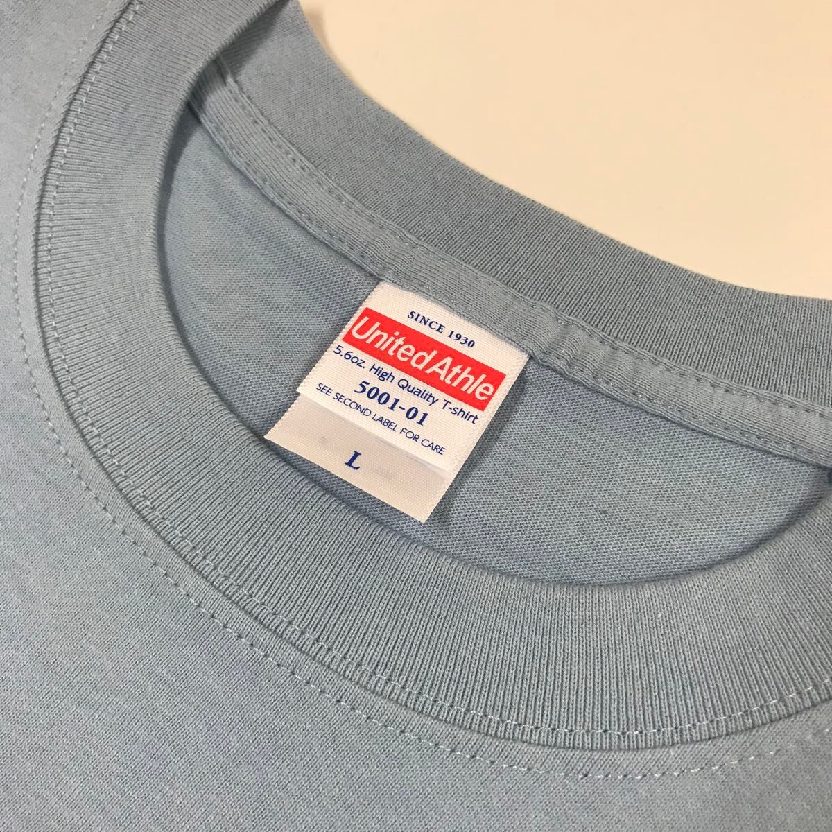 Tシャツ 半袖 5.6オンス ハイクオリティー【5001-01】L アシッドブルー 綿100%